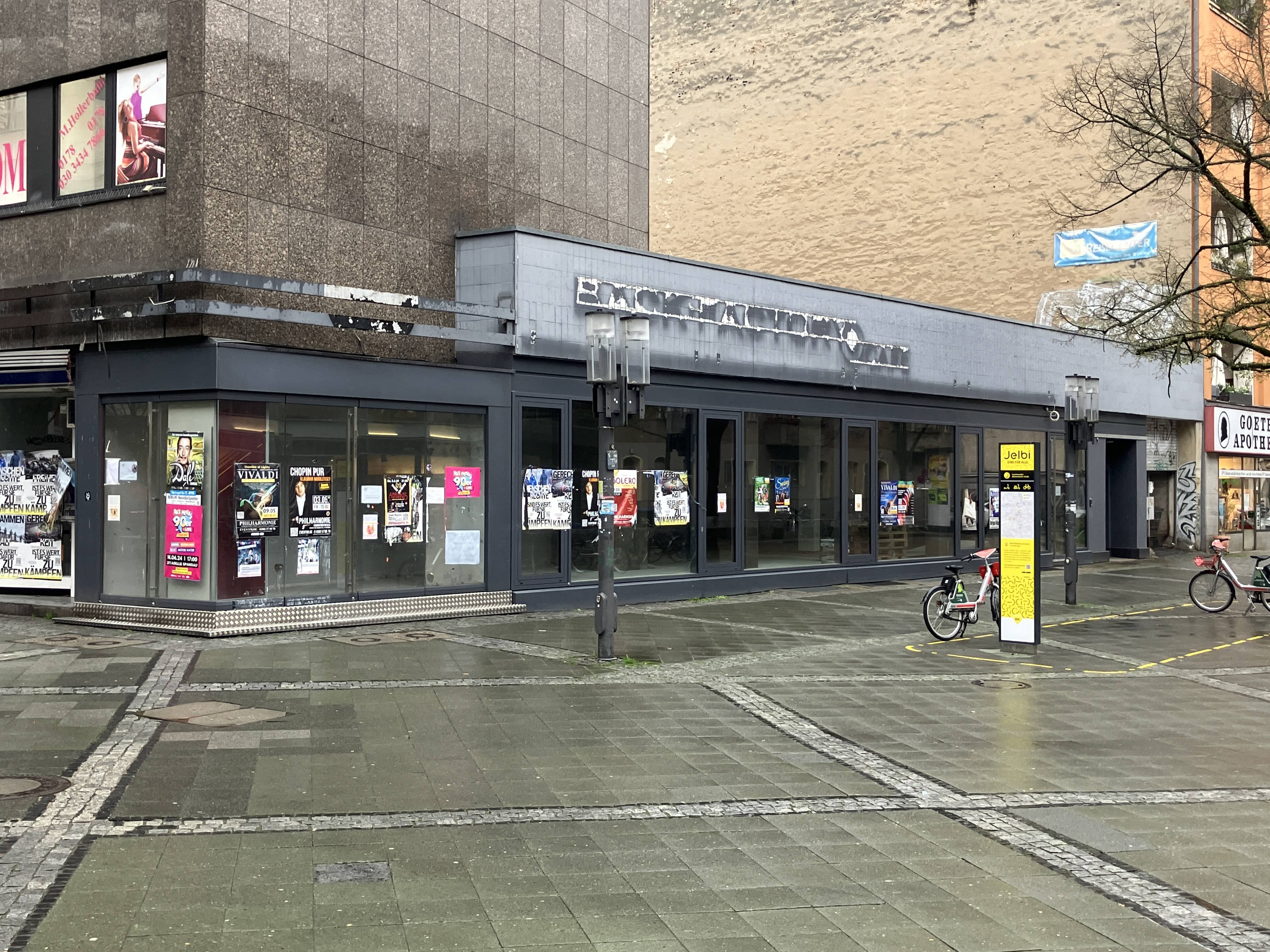 leerstehendes Ladenlokal in der Wilmersdorfer Straße